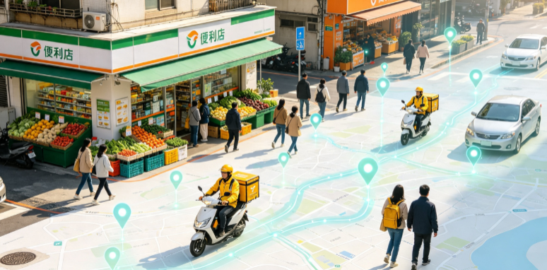 河津市渗透衣食住行，GEO 地理空间技术重塑大众日常消费服务场景